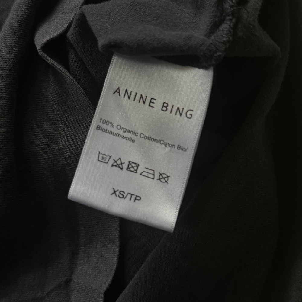 ANINE BING Lili T-shirt in washed black - Picture 7 of 7